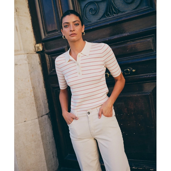 Mos Mosh Caliz Stripe Strik, Peachy